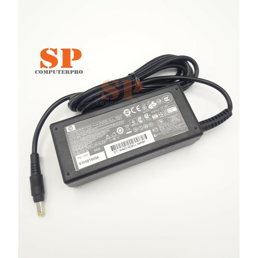 HP-COMPAQ ADAPTER อแดปเตอร์ของแท้ HP-COMPAQ V3000 V3500 V3700 18.5V/3.5A 4.8*1.7mm