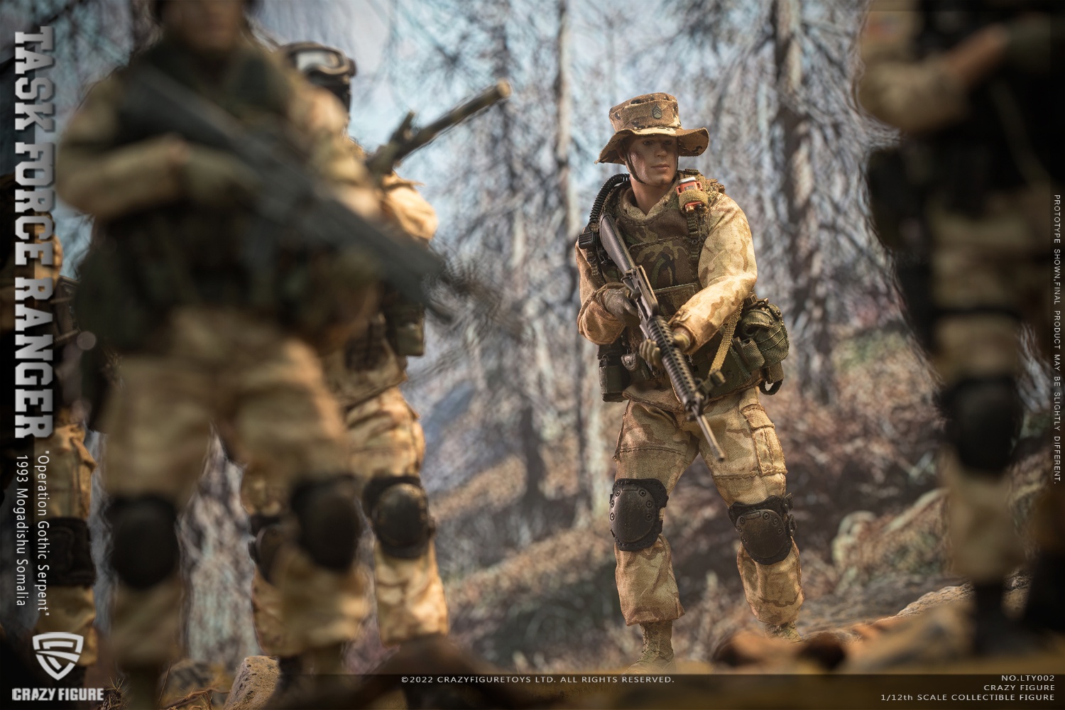 [สั่งจอง] Crazy Figure LTY002 CFTOYS 1/12 Task Force Ranger