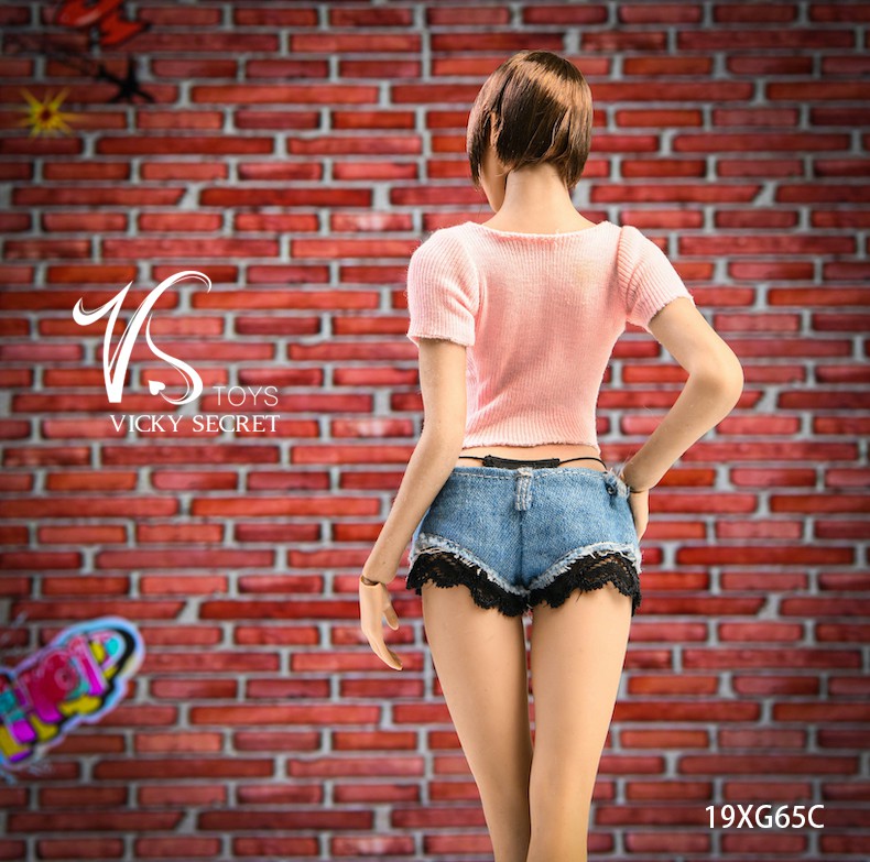 [สั่งจอง] VSTOYS 19XG65 A/B/C/D 1/6 Scale : Summer Denim Shorts Set