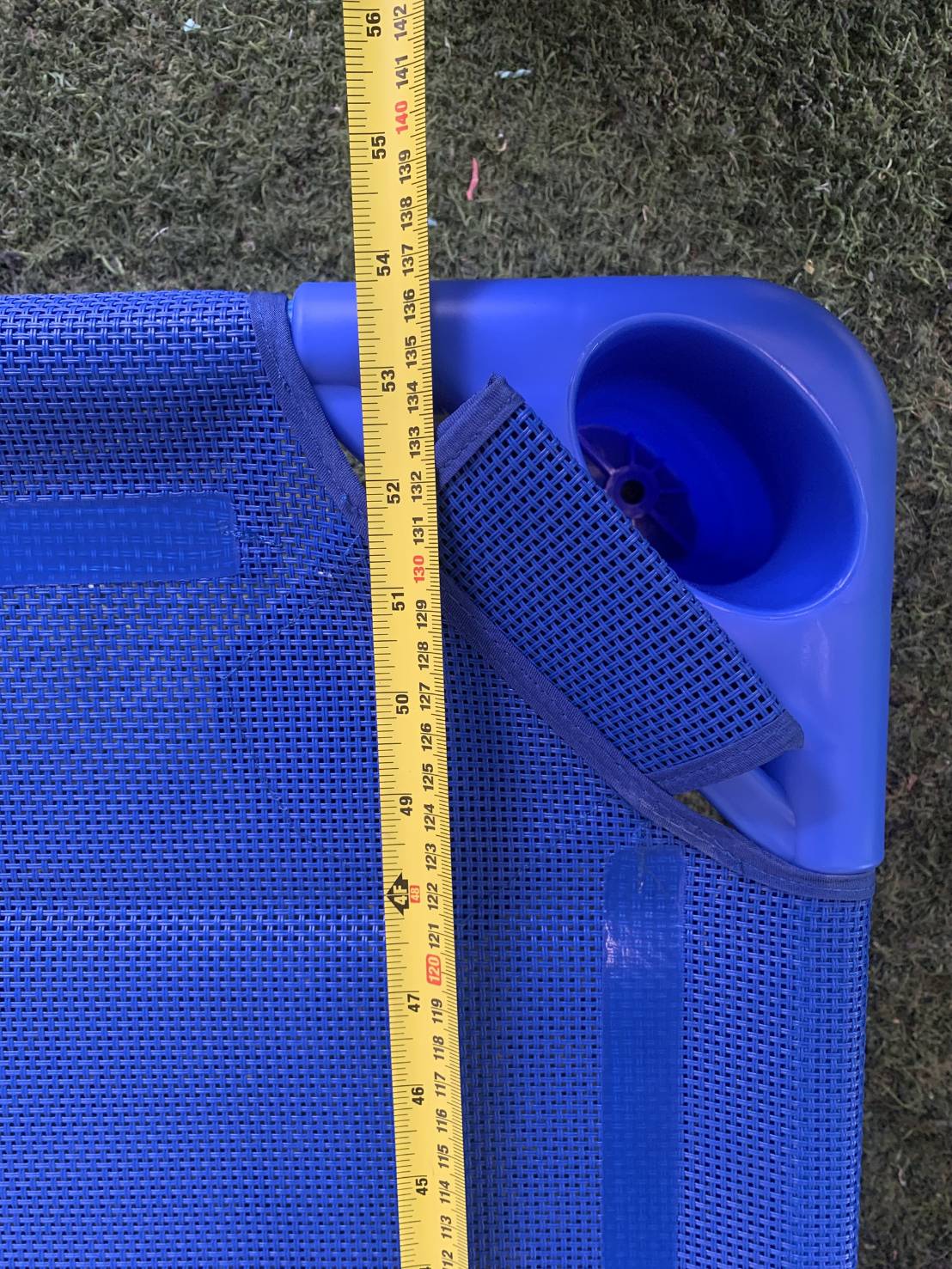 เตียงผ้าตาข่ายB สีน้ำเงิน โครงสร้างไฟเบอร์กลาส,เตียงเด็กอนุบาล,เตียงสนาม เตียงตาข่าย เตียงผ้าใบตาข่าย สำหรับโรงเรียน ศูนย์พัฒนาเด็กเล็ก พร้อมส่ง