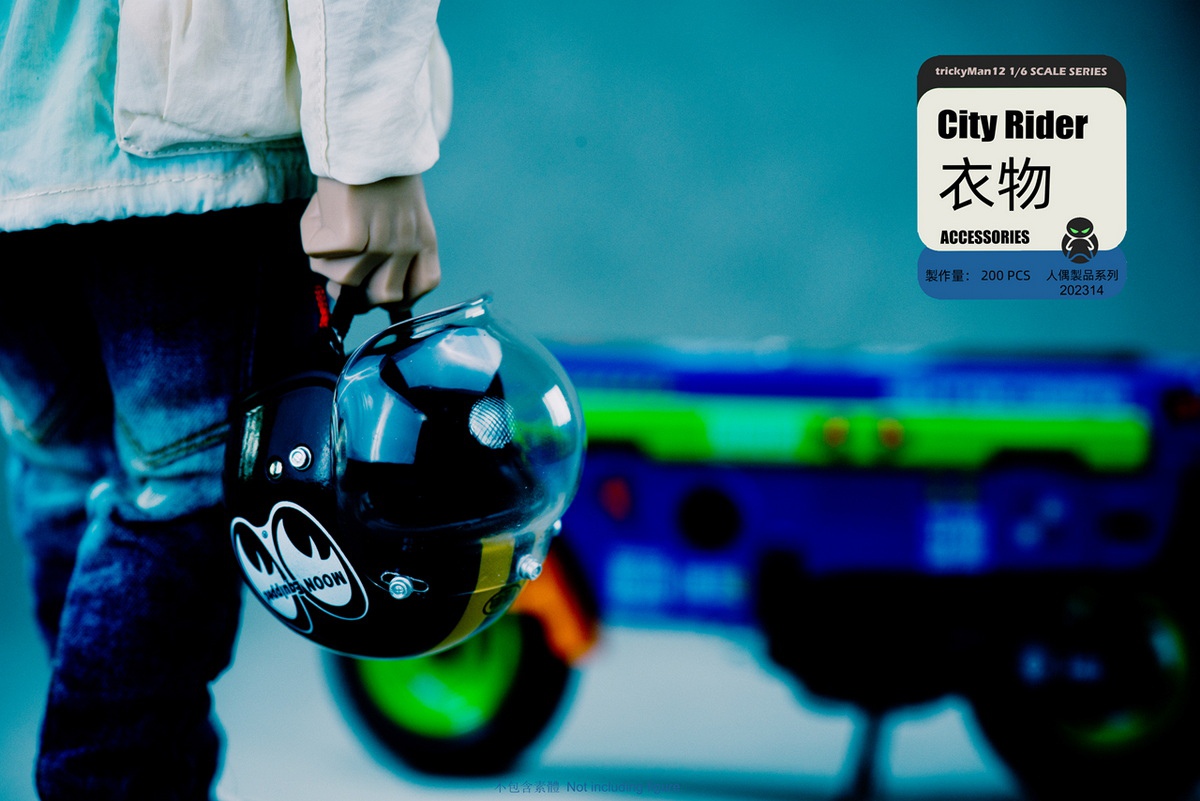 [พร้อมส่ง] "trickyMan12 202314 1/6 : CITYRIDE *เฉพาะเซตชุดและอุปกรณ์เสริม ไม่รวมบอดี้ หัว"