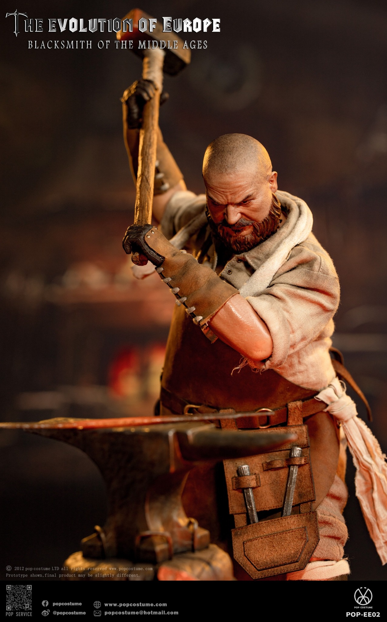 [สั่งจอง] POP COSTUME POP-EE02 1/6 : The Evolution of Europe Blacksmith