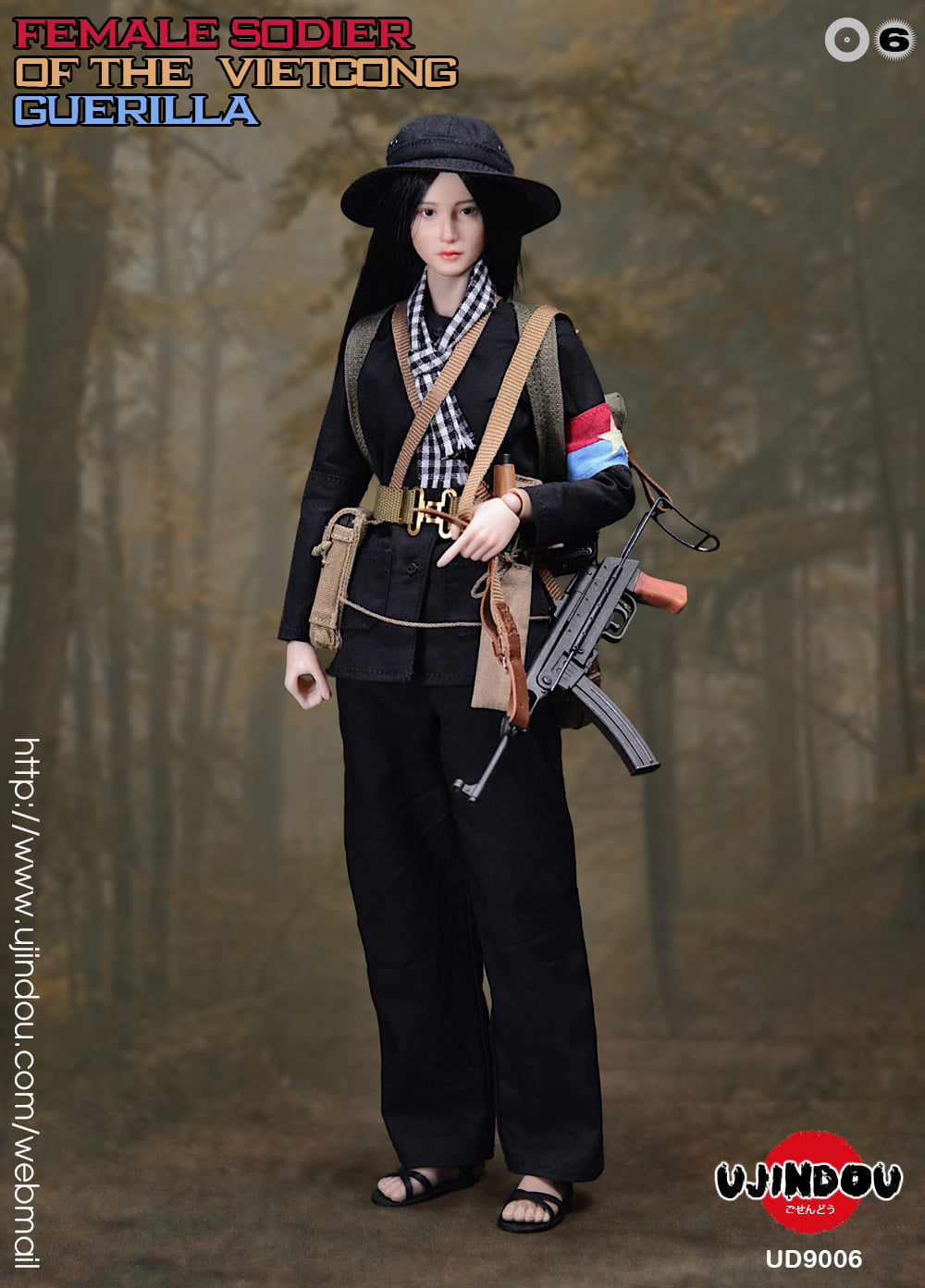 [สั่งจอง]UJINDOU UD9006 1/6 FEMALE SOLDIER OF THE VIETCONG GUERILLA