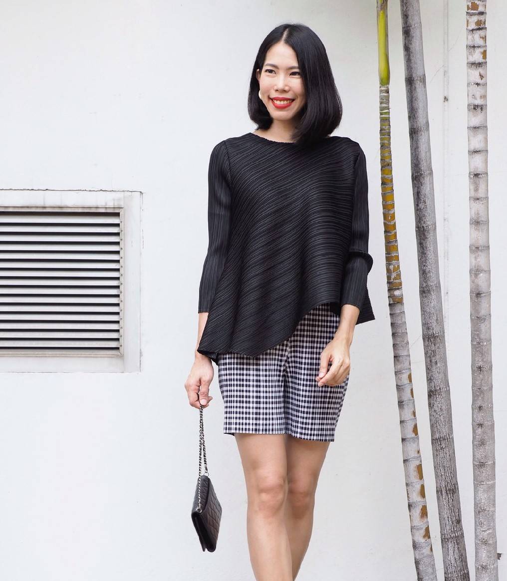 อก 38 นิ้ว 2MUAY รุ่น GJO7161 เสื้อพลีทงานคุณภาพ เสื้อผู้หญิง 13สี FREE SIZE HALF SLEEVE ASYMMETRIC PLEATED TOP