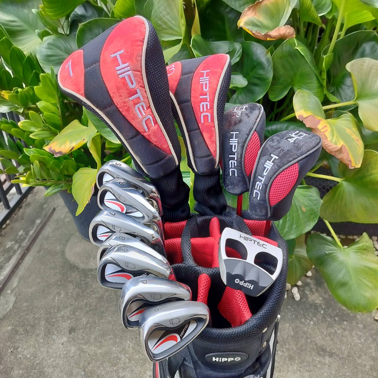 FULLSET HIPPO HIPTEC เป็นรุ่นที่ดีที่สุดของ HIPPO ตีดีมาก ตีง่ายตีไกลค่ะ!!! หัวไม้ได้ถึง 4 หัว ไม้กอล์ฟพรีเมี่ยมมือสอง ของแท้ By NakaraLuxurious