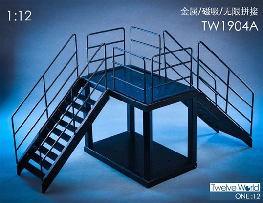 [สั่งจอง]TWTOYS TW1904A/TW1904B 1/12 Full Metal Stairs Diorama