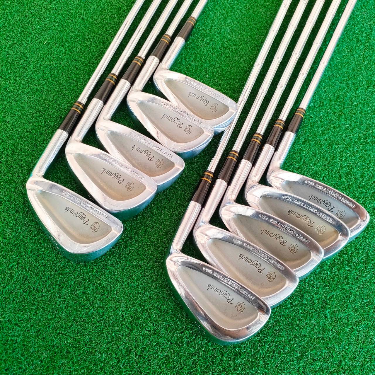ชุดเหล็ก BRIDGESTONE REYGIANDE FORGED มีเหล็ก 3-9 PW SW P/S ชุดใหญ่ 10 ชิ้น ก้าน PRECION 5.0 สุดยอดพรีเมี่ยม กริพเปลี่ยน GOLF PRIDE ใหม่ทั้งชุด