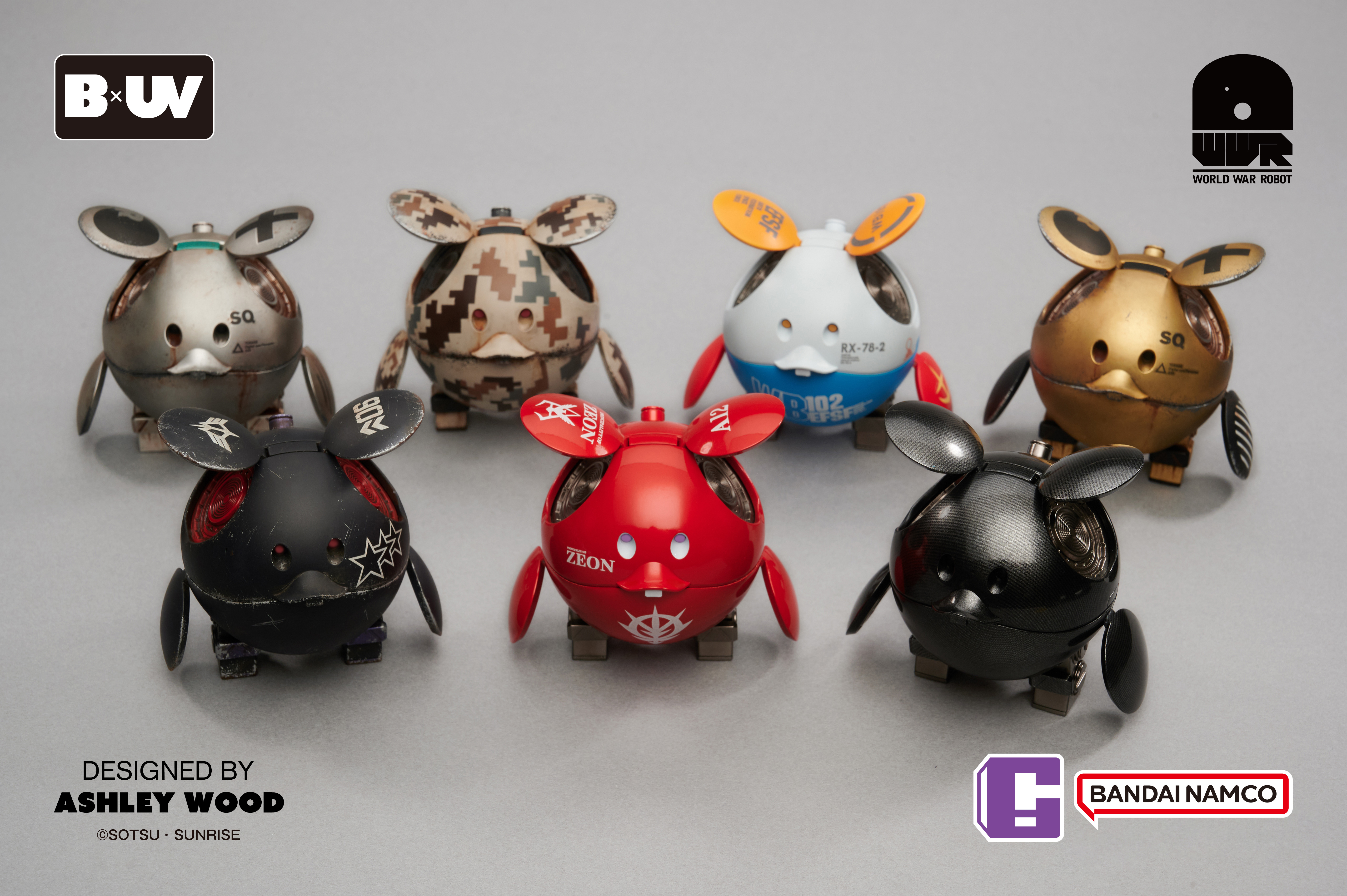[สั่งจอง] BANDAI X UNDERVERSE cobranded Blind Box Vol.2 GUNDAM HARO × SQUARE2