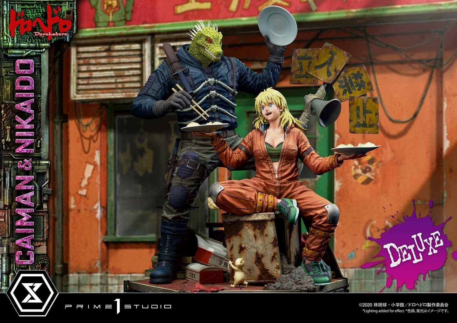 [สั่งจอง]Prime 1 Studio 1/4 : Caiman & Nikaido (Dorohedoro)