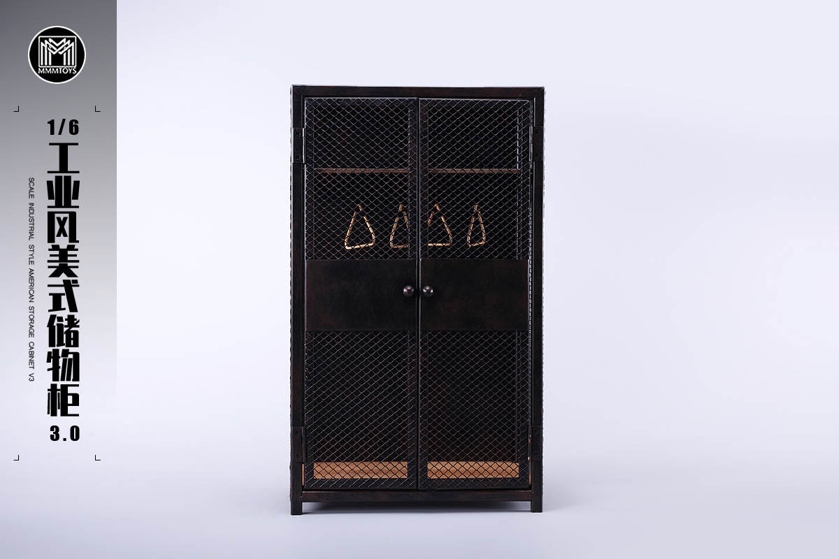 [สั่งจอง]MMMTOYS M2411 1/6 : Industrial Style American Storage Cabinet V3