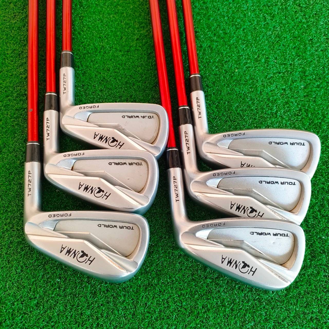 ชุดเหล็ก HONMA TOUR WORLD TW727P FORGED มีเหล็ก 5 -10 ทั้งหมด 6 ชิ้น ก้าน BASSARA FLEX R ชุดนี้ก้านโมสุดแพงครับ