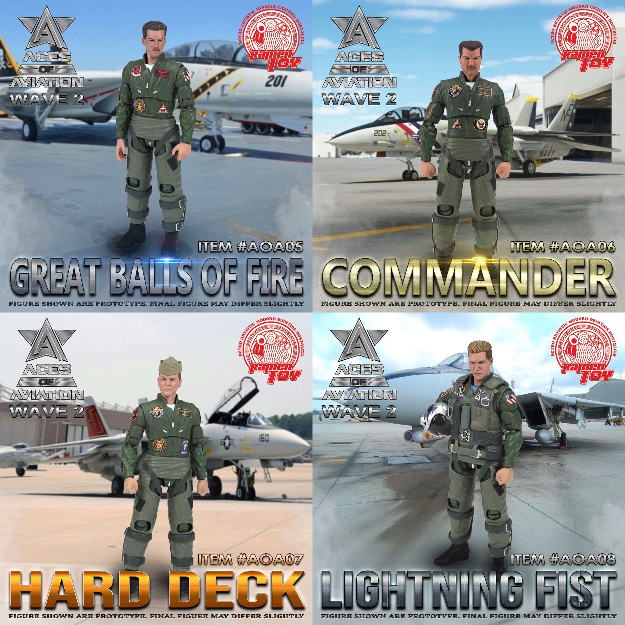 [สั่งจอง]Ramen Toy 1/12 Aces of Aviation Wave 2