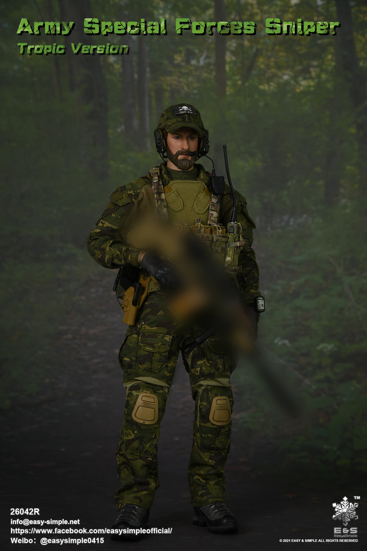 [สั่งจอง]Easy&Simple 26042R 1/6 : Army Special Forces Sniper Tropic Version