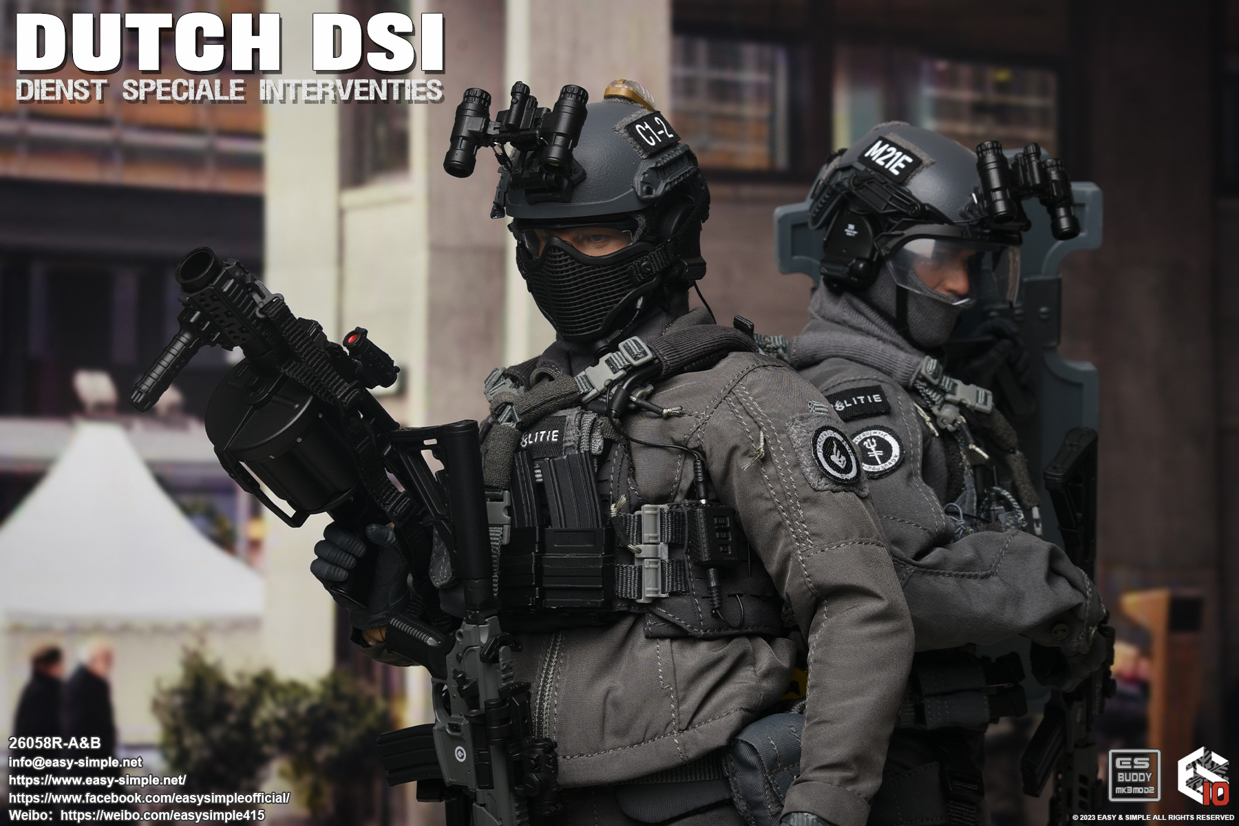 [สั่งจอง]Easy&Simple 1/6 Dutch Dienst Speciale Interventies