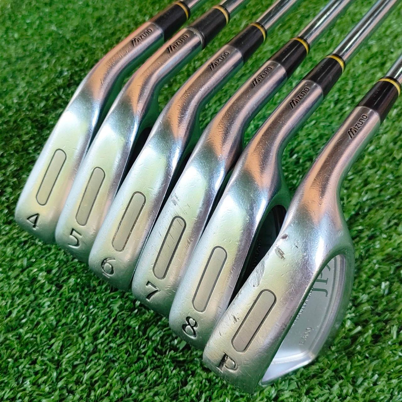 *ไม่มีเหล็ก 9* ชุดเหล็ก MIZUNO JPX E300 มีเหล็ก 4-8 เเละ PW *ไม่มีเหล็ก 9* ก้าน N.S.PRO 950 GH FLEX S เหล็ก FORGED DEEP CAVITY เป็นเหล็ก FORGED สุดพรีเมี่ยม ไม้กอล์ฟพรีเมี่ยมของแท้ By NakaraLuxurious