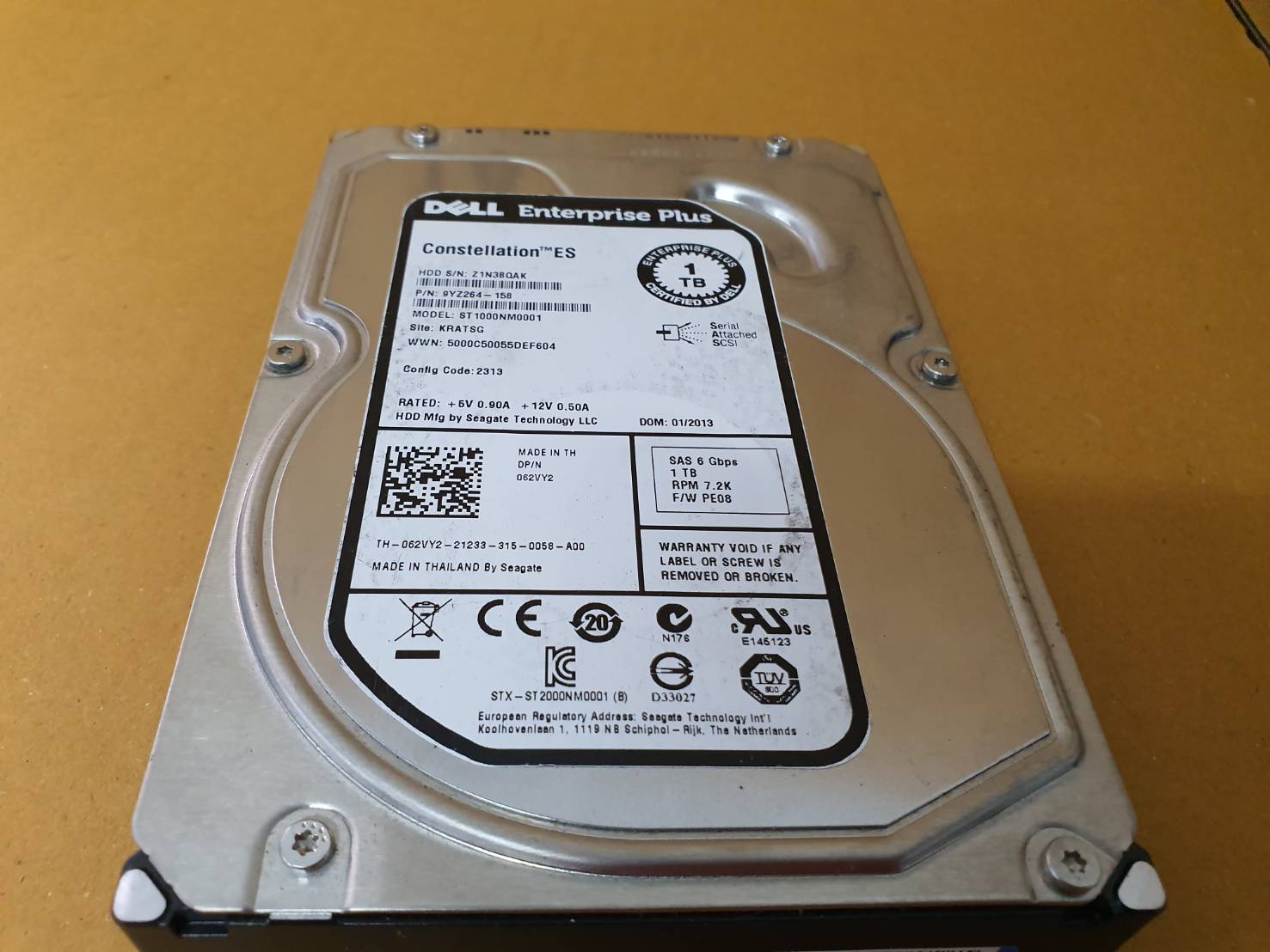 Dell SAS 1 TB Enterprise Plus 7.2K