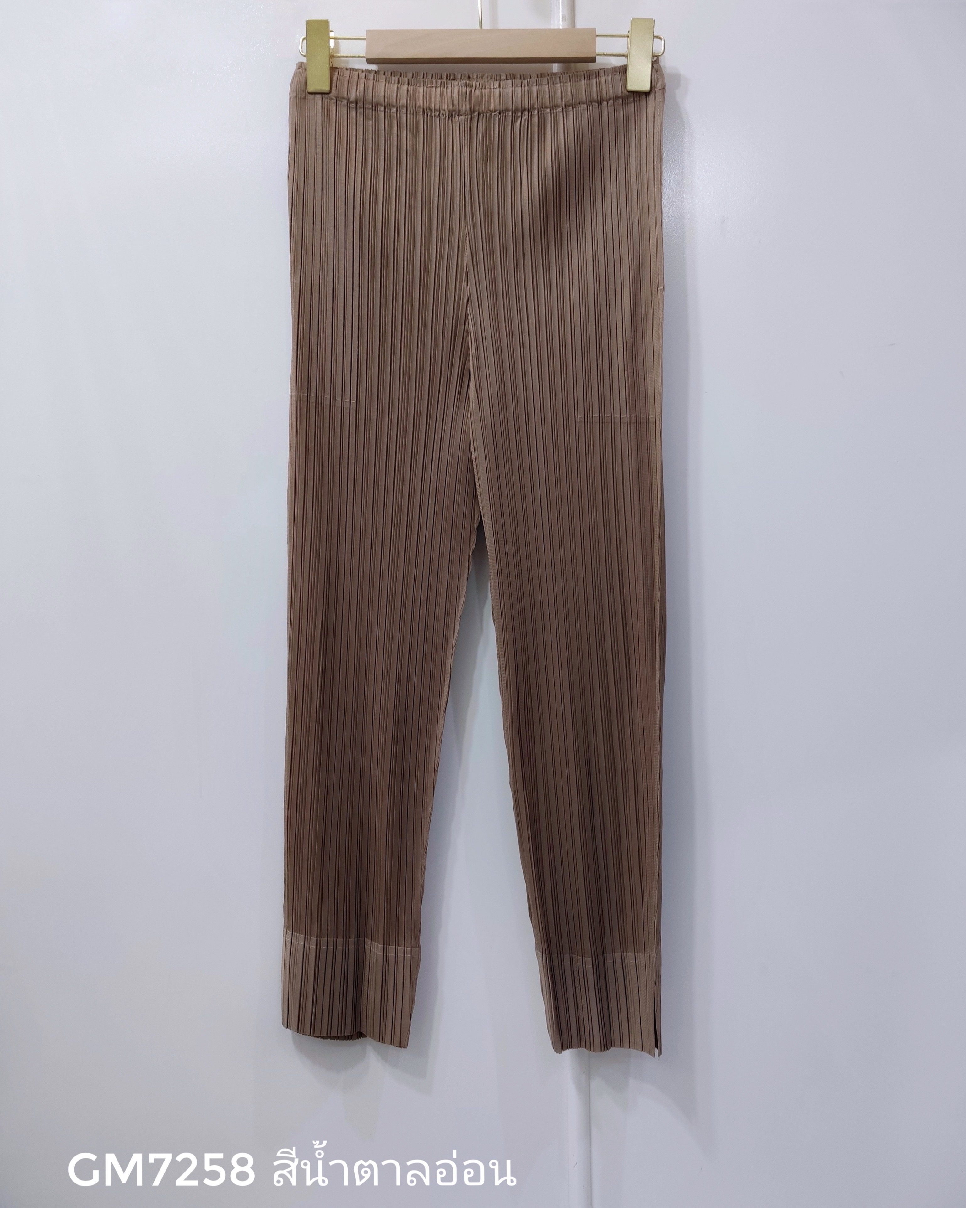 ยาว 34 นิ้ว 2MUAY รุ่น GM7258 กางเกงอัดพลีท SLIM FIT PLEATED PANTS 55 สี FREE SIZE