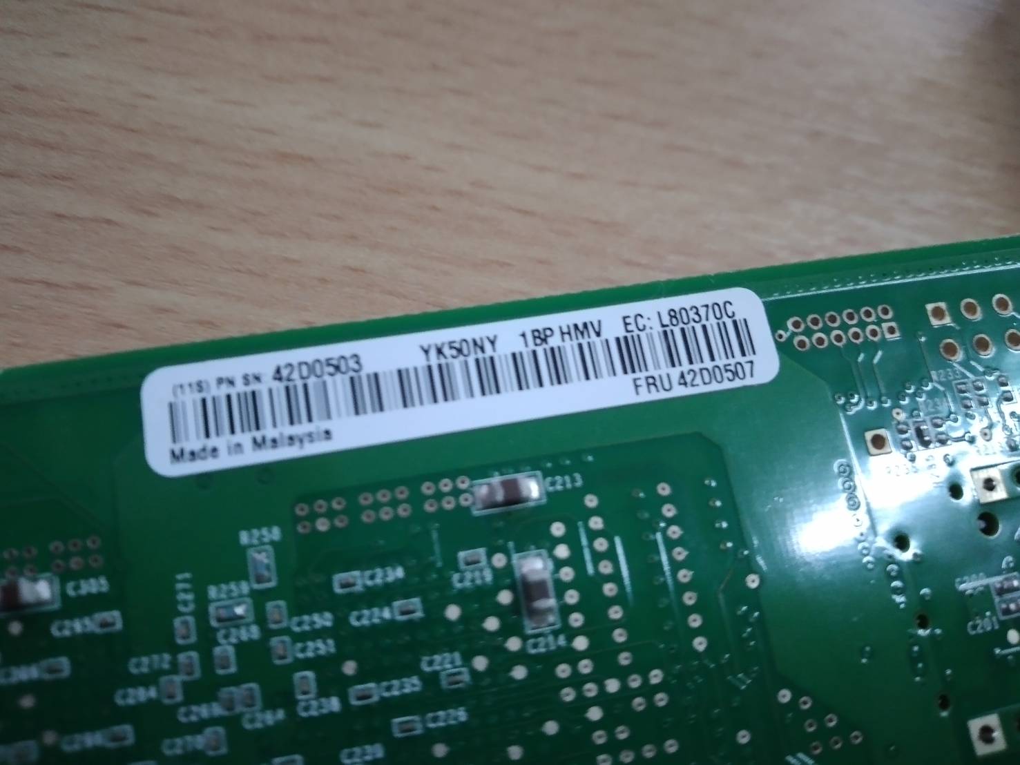 IBM QLOGIC 8GB FC SINGLE PORT HBA - PCI-e 42D0507 42D0501, QLOGIC QLE2560