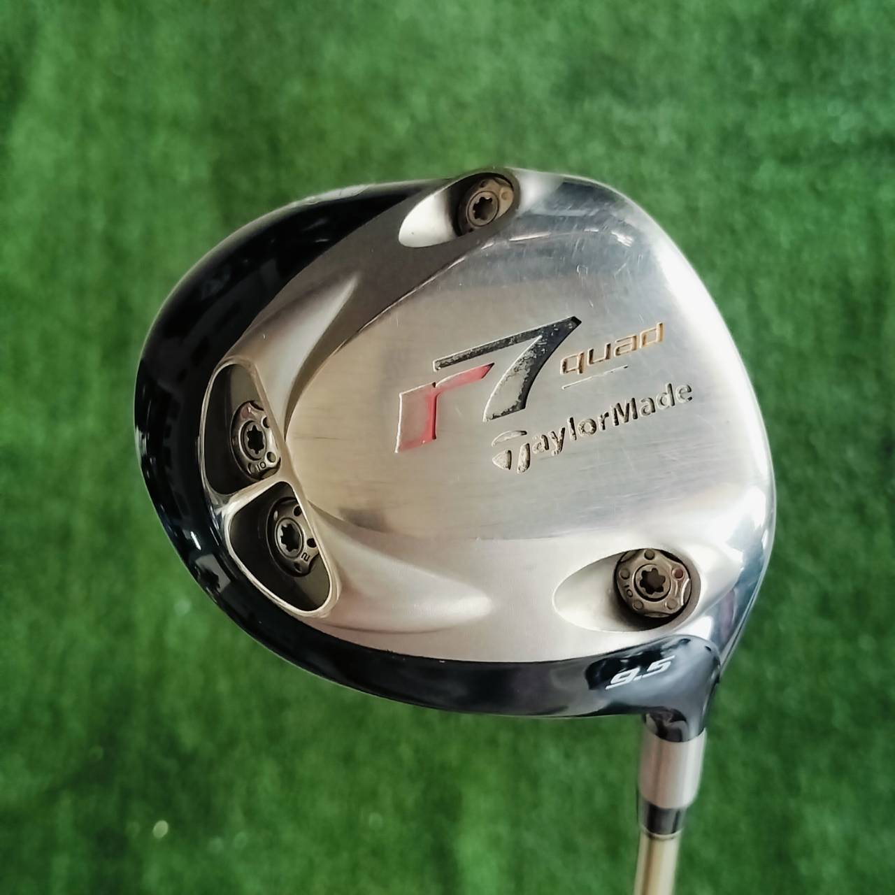 Driver Taylormade r7 quard หมุดไขปรับแบบ 4 จุด องศา 9.5 ก้าน TOUR AD FLEX S ก้านแพงมาก ไม้กอล์ฟพรีเมี่ยมมือสอง ของแท้ By NakaraLuxurious
