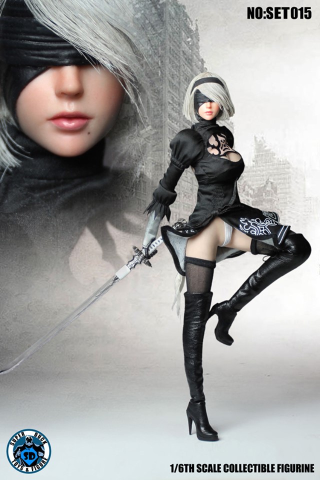 [สั่งจอง][Costume] ชุดคอสตูม+หัว สาวดรอยด์ 2B สวยโคตรโหดสังหาร