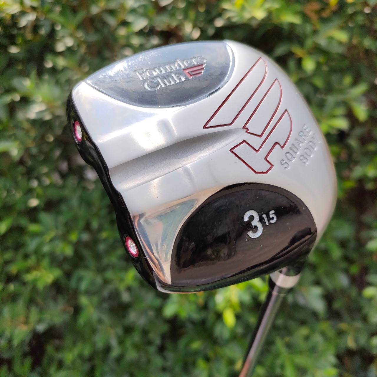 FW3 FOUNDERS CLUB SQUARE BODY องศา 15 ก้าน FOUNDER CLUB FLEX R หัวสี่เหลี่ยมคือการชดเชยความปิดพลาดที่สูงสุด ตีง่ายและตีตรงมากๆ HIGH M.O.I.