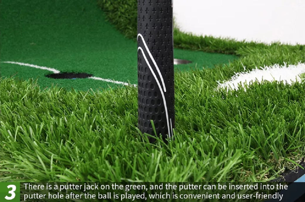 กรีนหญ้าเทียมซ้อมพัตต์ PGM GL009 ขนาดใหญ่ 0.75 x 3 เมตร