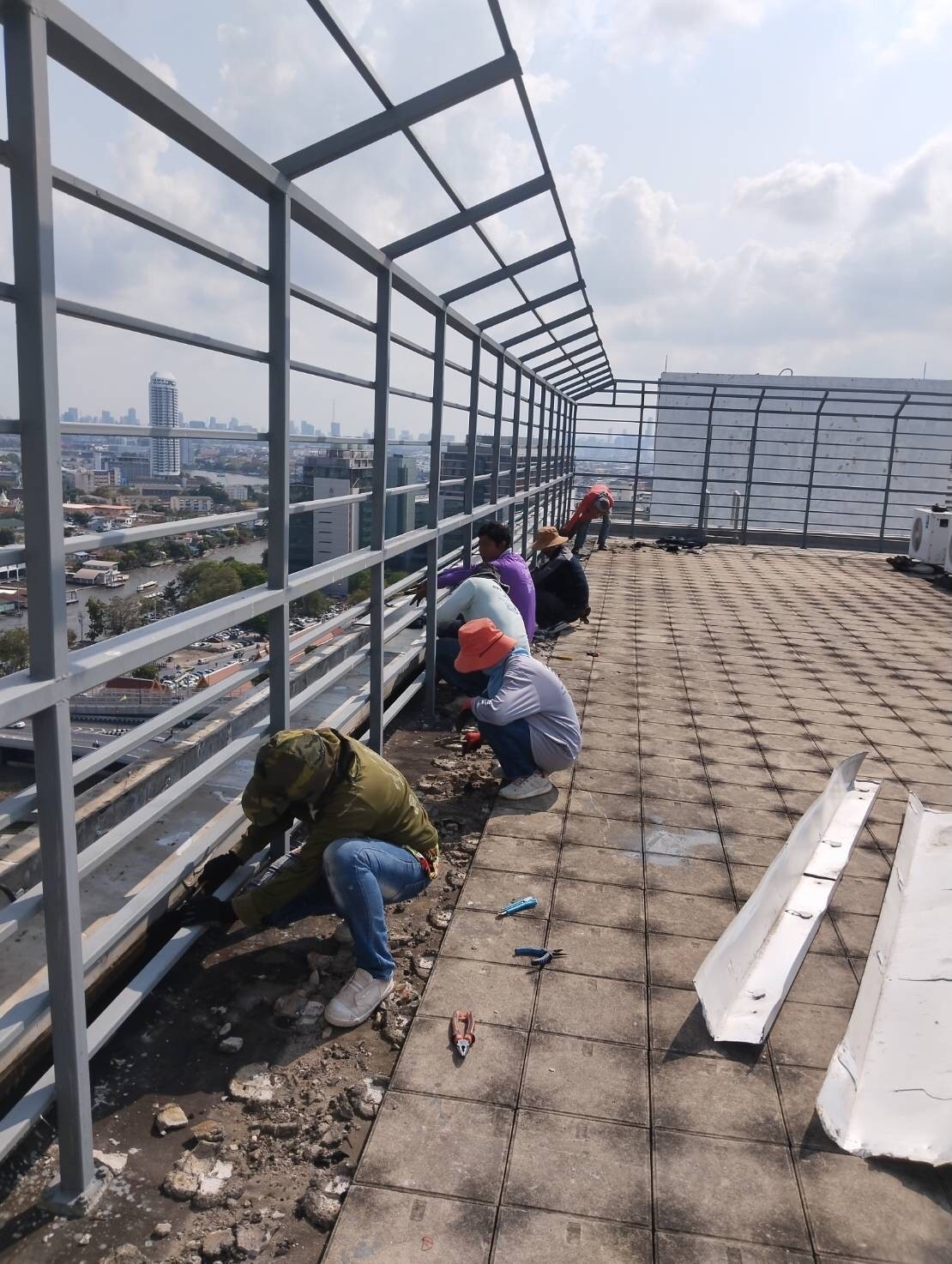 ทำระบบกันซึม/ปรับปรุงหอพักแพทย์ อาคารA รพ.ศิริราช