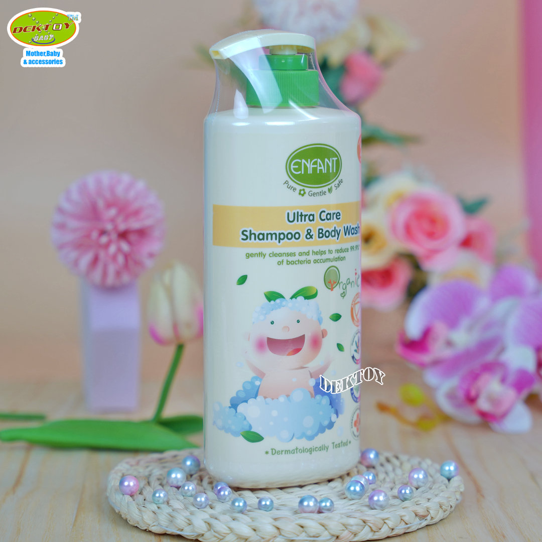 ENFANT (อองฟองต์) ขวด แชมพูและอาบน้ำ 2 ปีขึ้นไป Ultra Care Shampoo & Body Wash 500 ml.