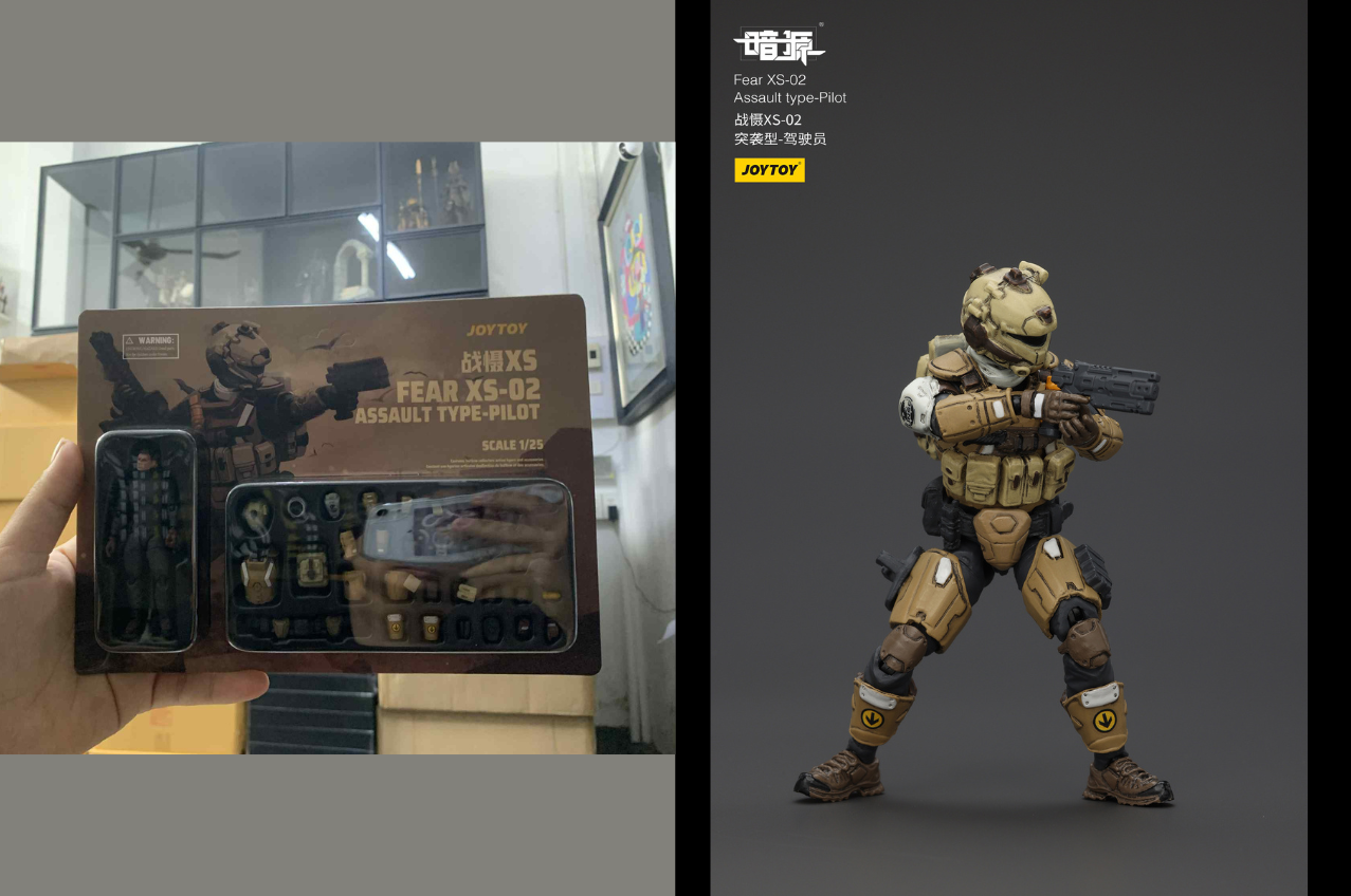 [พร้อมส่ง] "Joy Toy 1/25 - JT01246 : Fear XS-02 Assault type-Pilot