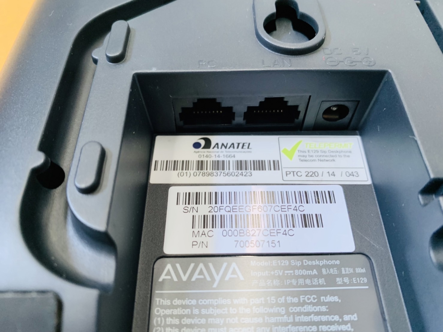 IP Phone AVAYA E129 SIP Office Business Desk PHONE (ราคานี้ไม่รวม Adapter)