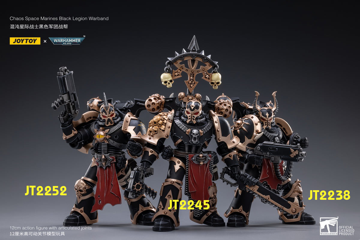 [สั่งจอง]JOYTOY 1/18 : Warhammer Chaos Space Marines Black Legion