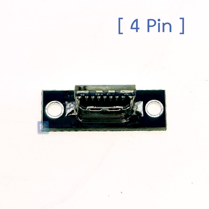 ซ็อกเก็ต Type-C ตัวเมียแบบติด panel USB Type-C Socket with panel