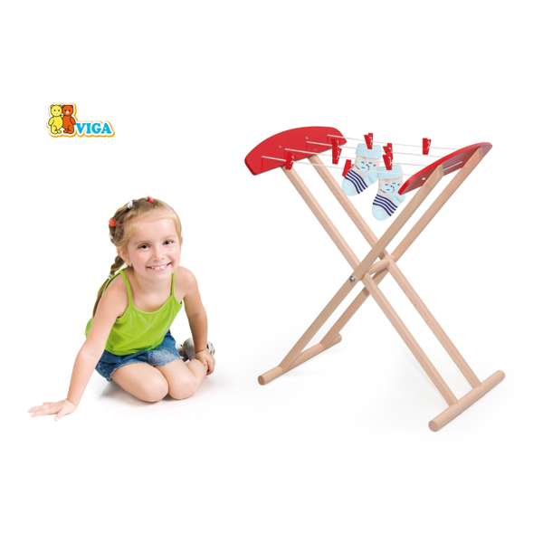 ม้าไม้ตากเสื้อผ้าตุ๊กตา ,ของเล่นเสริมทักษะ,ของเล่นเด็ก, สื่อการสอนอนุบาล,พร้อมส่ง