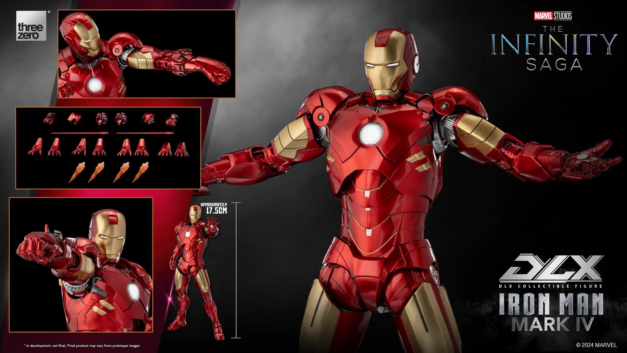 [พร้อมส่ง] Threezero 3Z05010C0 : DLX Iron Man Mark 4