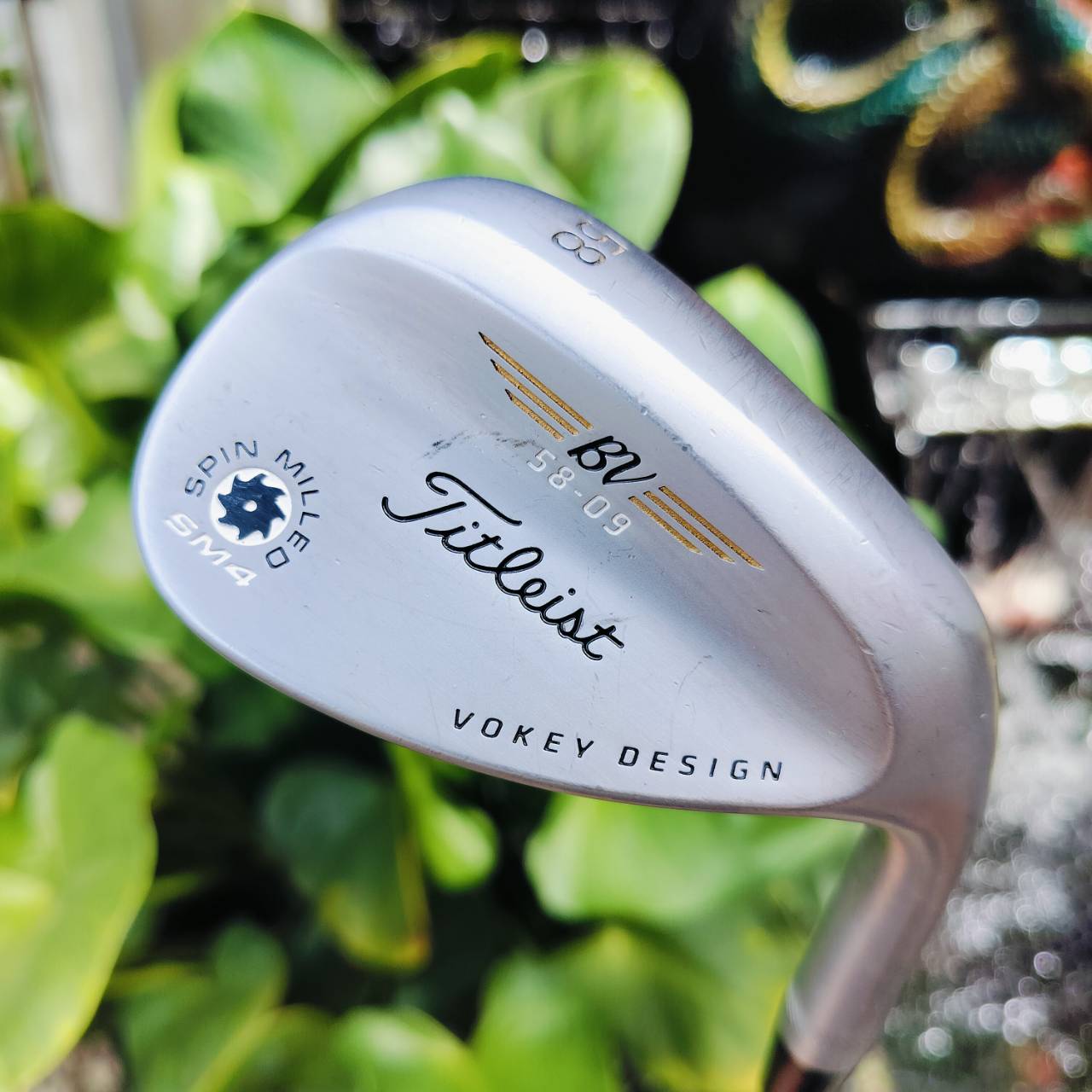 WEDGE Titleist SM4 องศา 58 BOUNCE 9 หน้า SPIN MILLED ก้าน Titleist WEDGE FLEX ตกแบบหยุดๆ หน้าสปินที่ดีที่สุด ไม้กอล์ฟพรีเมี่ยมมือสอง ของแท้ By NakaraLuxurious
