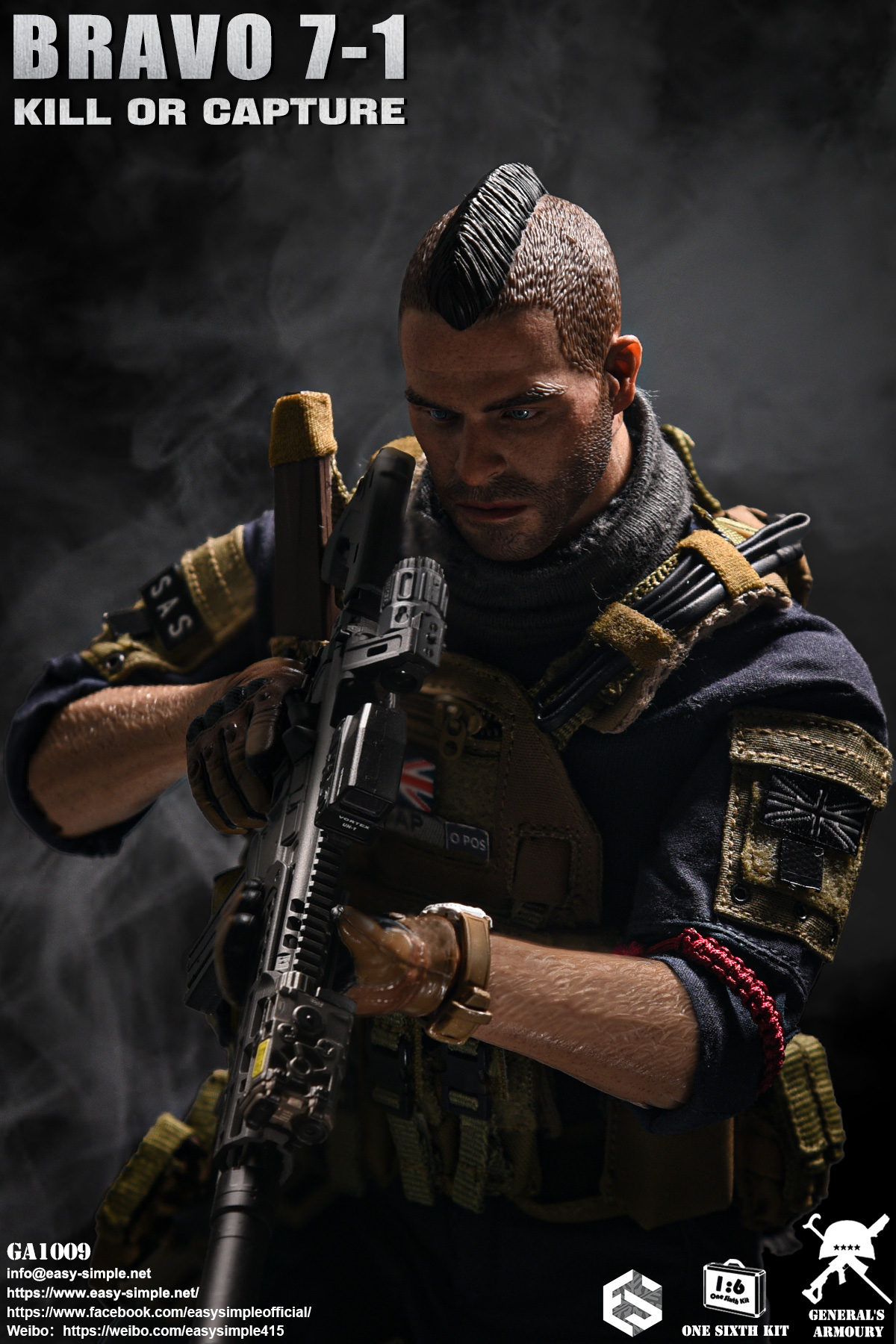 [สั่งจอง] General's Armoury GA1009 1/6 : BRAVO 7-1 KILL OR CAPTURE