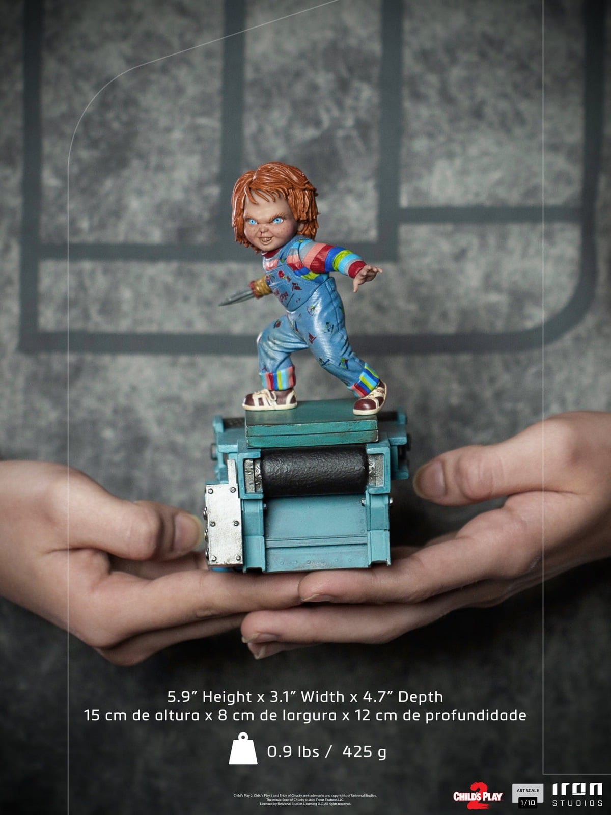[สั่งจอง]Iron Studios UNIVCH47521-10 1/10 Scale : Chucky Child's Play II