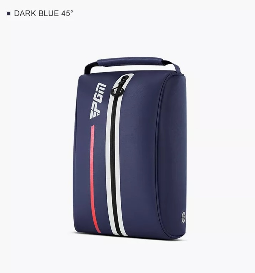 กระเป๋ารองเท้ากอล์ฟ กันน้ำ PGM XB006 วัสดุไนล่อนกันน้ำมีความแข็งแรงทนทานและทนต่อสิ่งสกปรก ล้างออกง่าย เนื้อวัสดุไม่ซับน้ำ