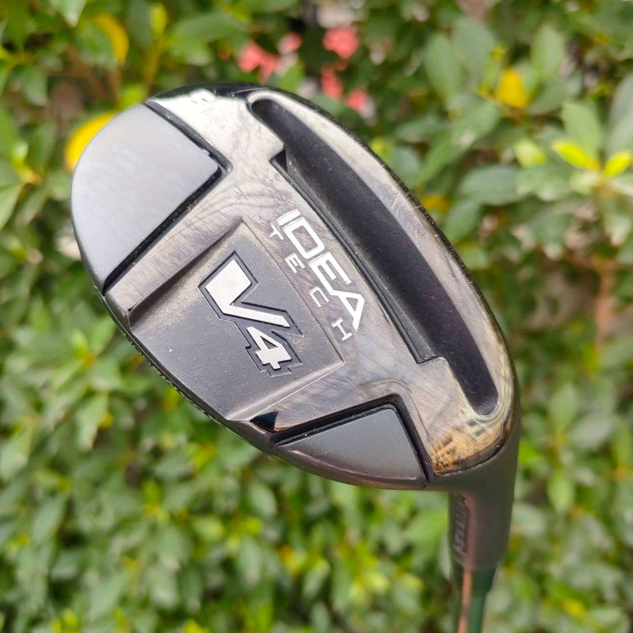 HYBRID5 ADAMS GOLF IDEA V4 ก้าน V4.0 FLEX R ตีง่ายแบบสุดๆ พิเศษไม่เหมือนใคร มีร่องด้านบนกระดอง