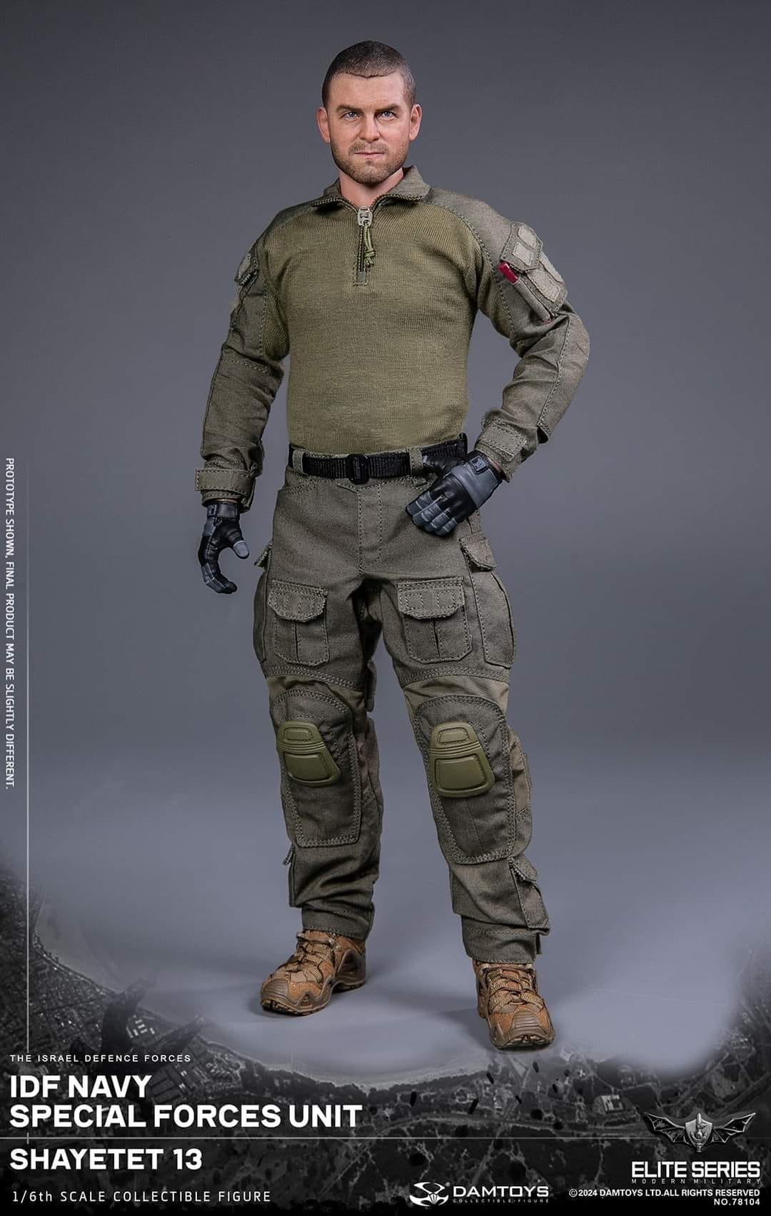 [สั่งจอง]DAMTOYS 78104 1/6 : IDF Navy special forces unit Shayetet 13 Action Figure