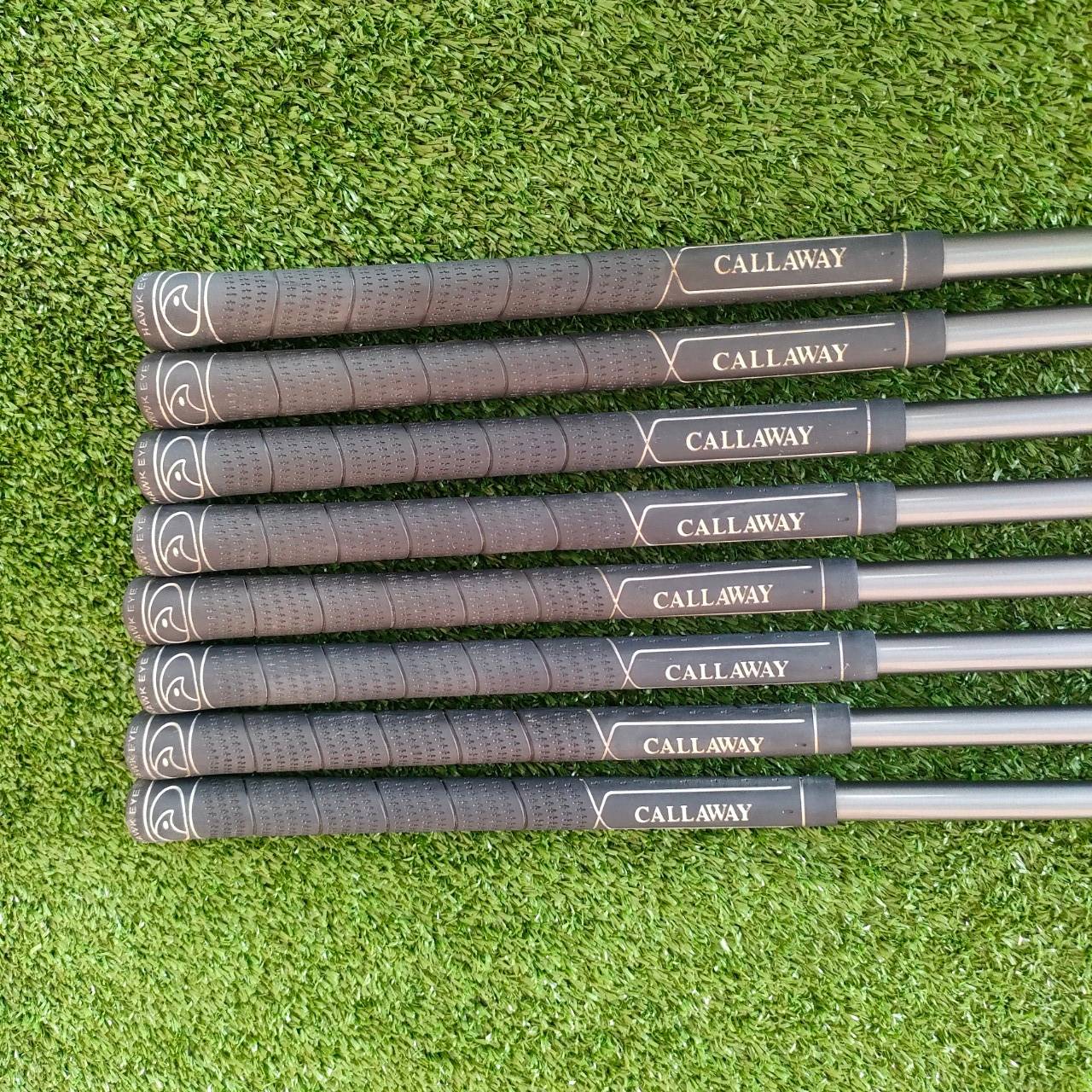 **ไม้กอล์ฟสำหรับผู้หญิง** ชุดเหล็ก CALLAWAY HAWK EYE VFT มีเหล็ก 4-9 เเละ PW SW ก้าน GEMS 55 FLEX L ก้าน GEMS เป็นก้านพรีเมี่ยมสุด ออกแบบมาสำหรับคุณผู้หญิงโดยเฉพาะ ไม้กอล์ฟมือสอง ของแท้ BY NakaraLuxurious