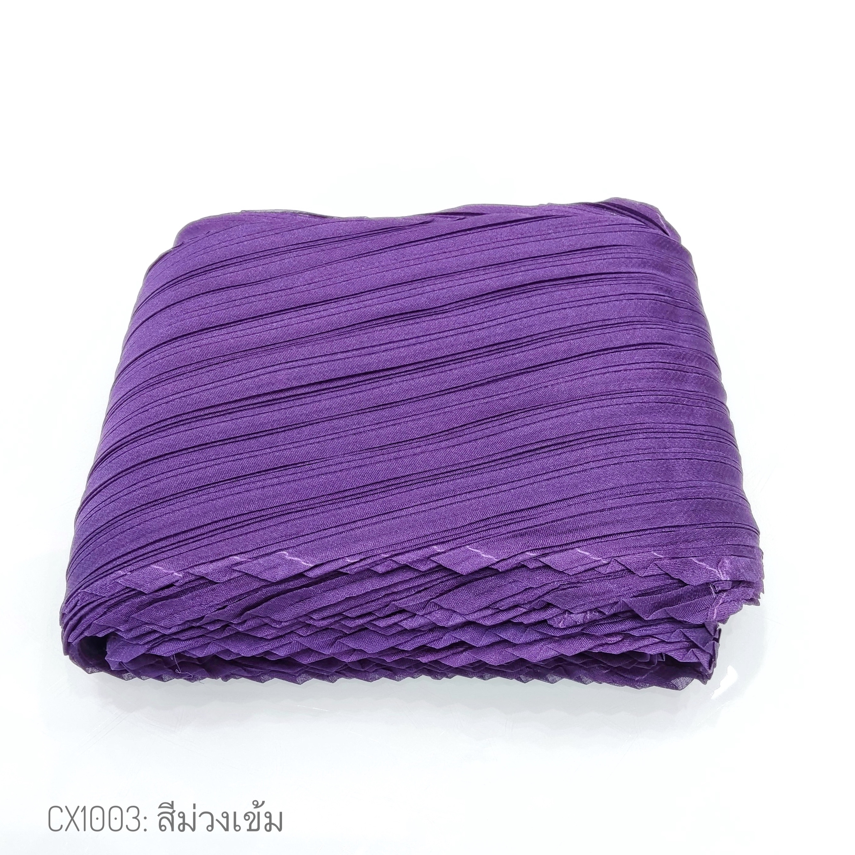 2MUAY CX1003 ผ้าพันคออัดพลีท BASIC PLEATED SCARF 21 สี