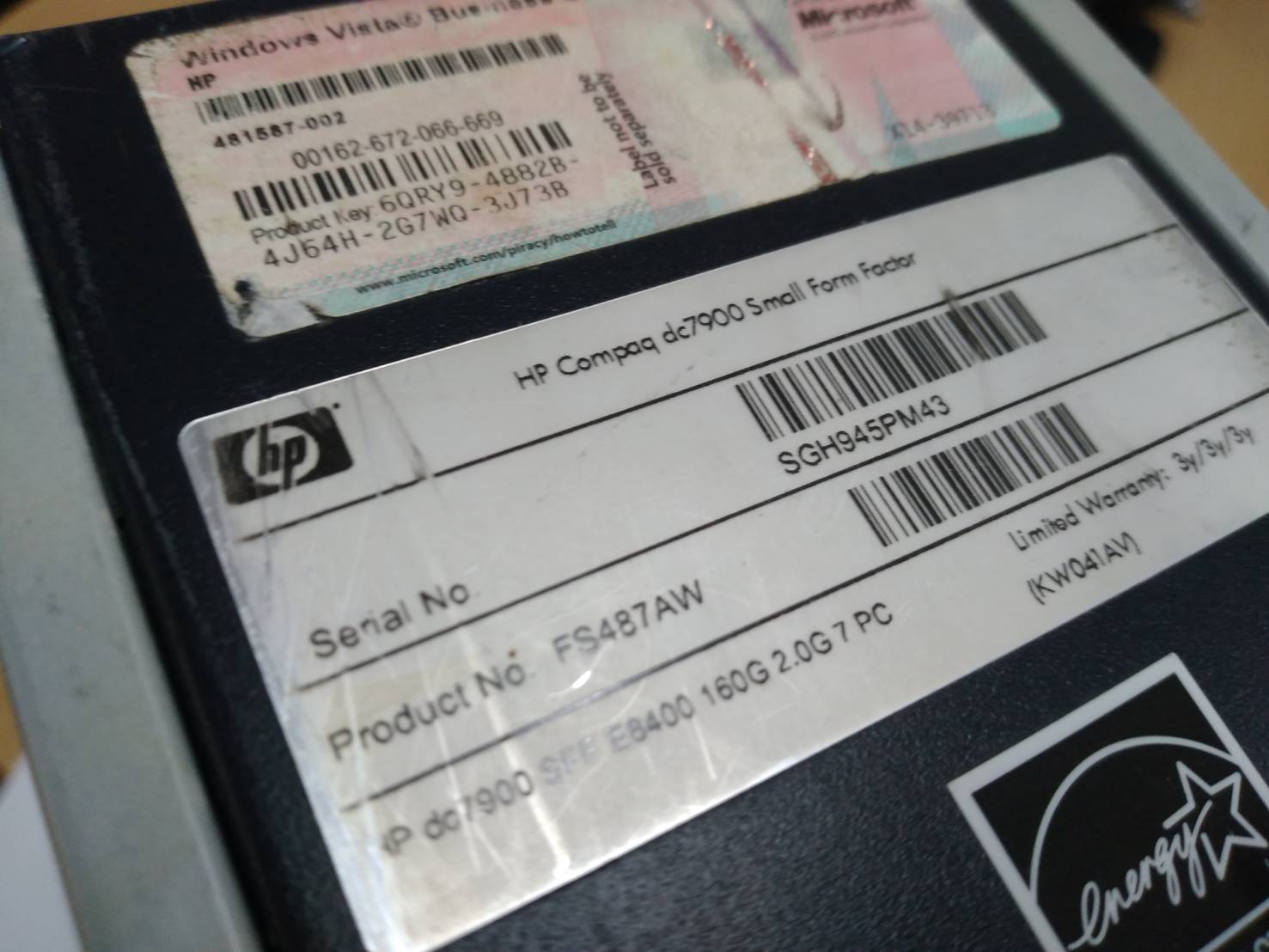 HP Compae Dc7900 SFF เครื่อง pc ใช้ทำงานราคาแสนประหยัด