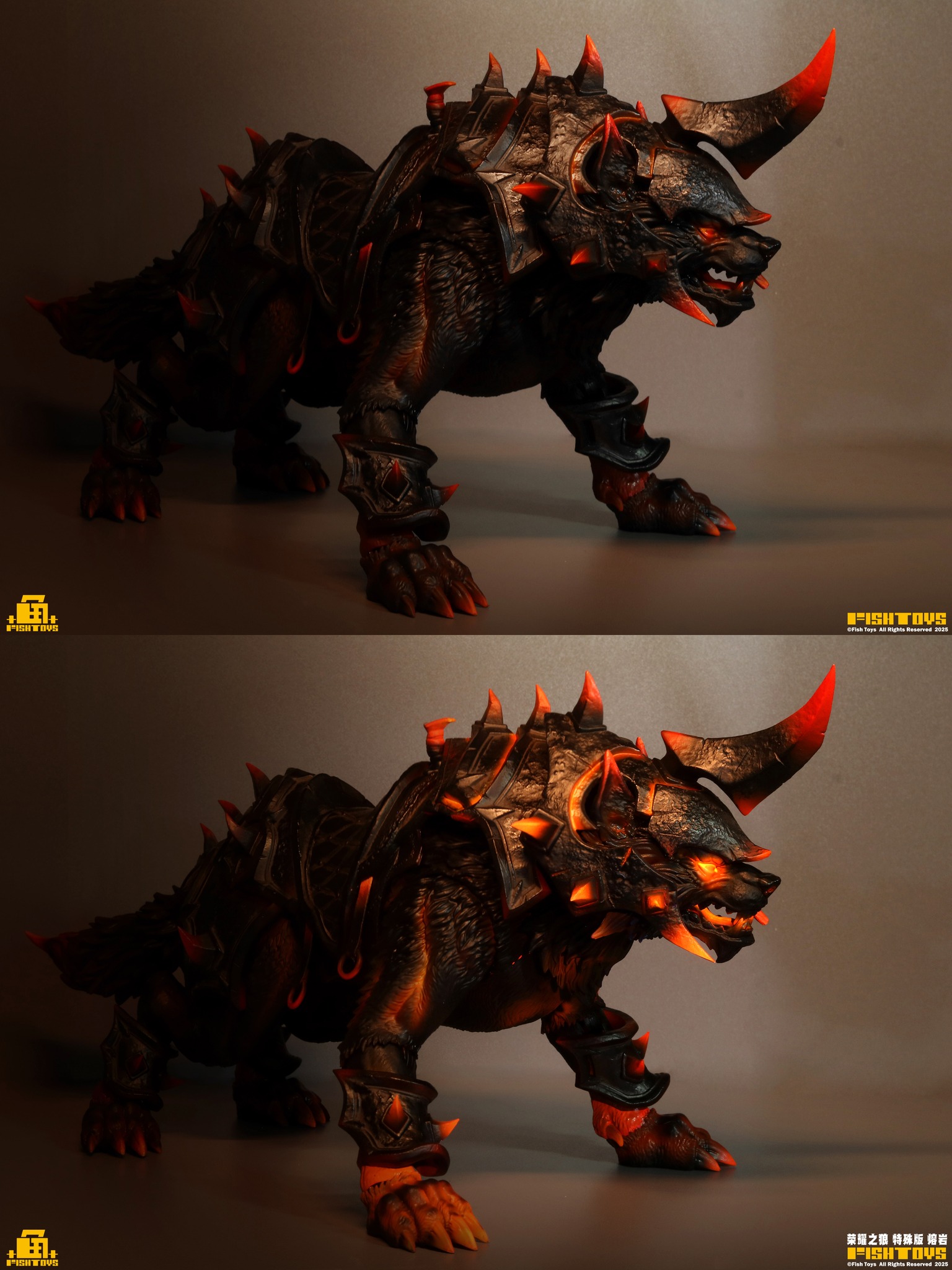 [สั่งจอง]Fish Toys D20 Studio : Lava Wolf (22 cm)