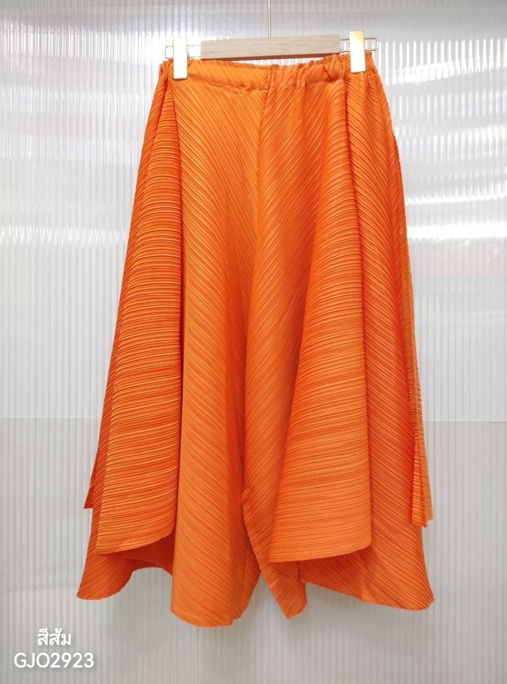 ยาว 28นิ้ว!! 2MUAY รุ่น GJO2923 FLARED PLEAT PANT กางเกงผู้หญิง กางเกงพลีทคุณภาพ 12สี FREE SIZE