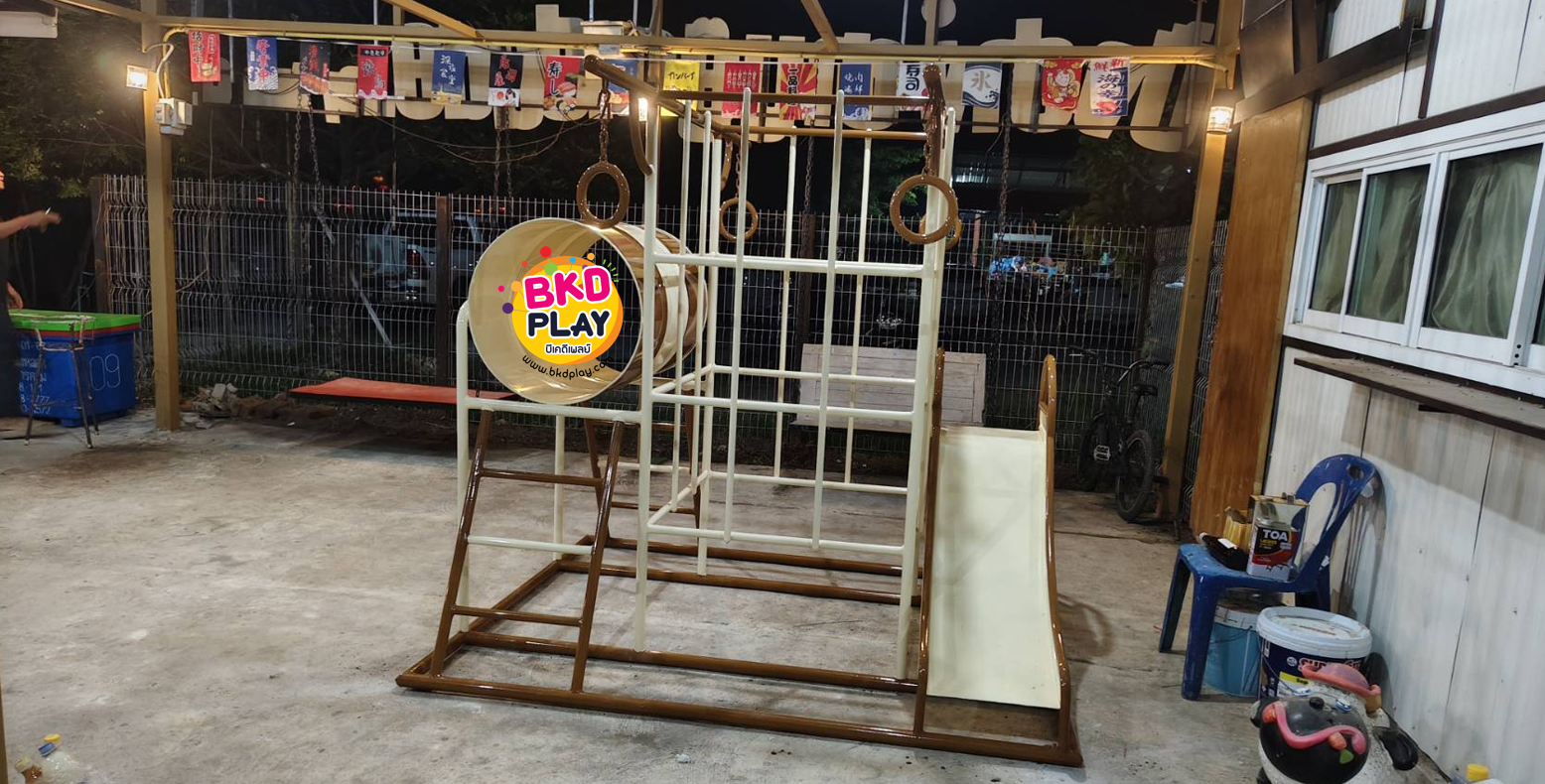 ชุดรวมA เครื่องเล่นสนามกลางแจ้ง เครื่องเล่นสนามเหล็ก ประกอบด้วยสไลเดอร์ชิงช้าปีนป่ายบาร์โหน อุโมงค์ลอด OutdoorPlayground,ผลิตเครื่องเล่นสนาม,สนามเด็กเล่น,เครื่องเล่นงบสพฐ.ประชารัฐ ราคาโรงงาน