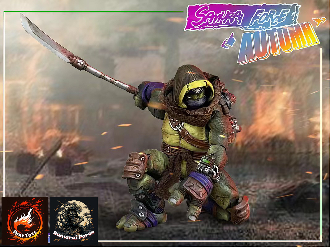 [พร้อมส่ง]Fury toys 1/12 : Samurai Force Wave 2 - Musketman Autumn (เต่านินจา)+(อุปกรณ์เสริม)
