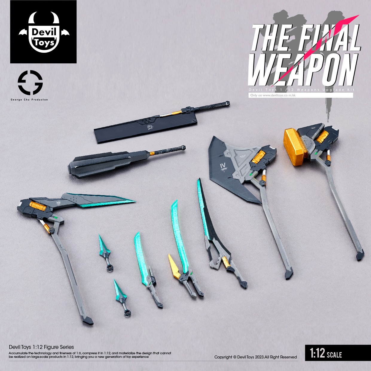 [พร้อมส่ง] Devil Toys 1/12 : Weapon Upgrade Kit vol.1