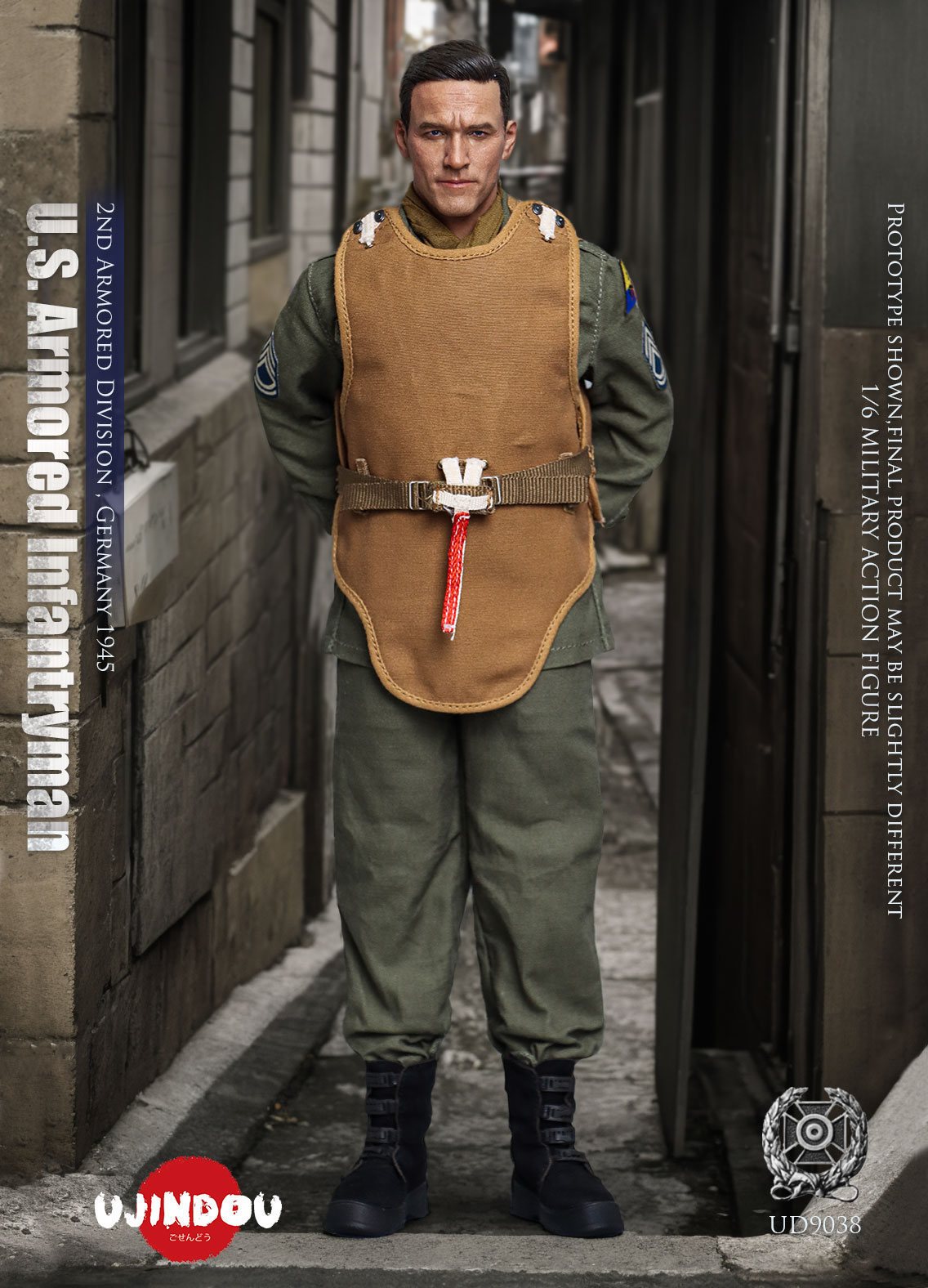 [สั่งจอง]UJINDOU UD9038 1/6 : World War II US Army Armored Infantry 2nd Armored Division