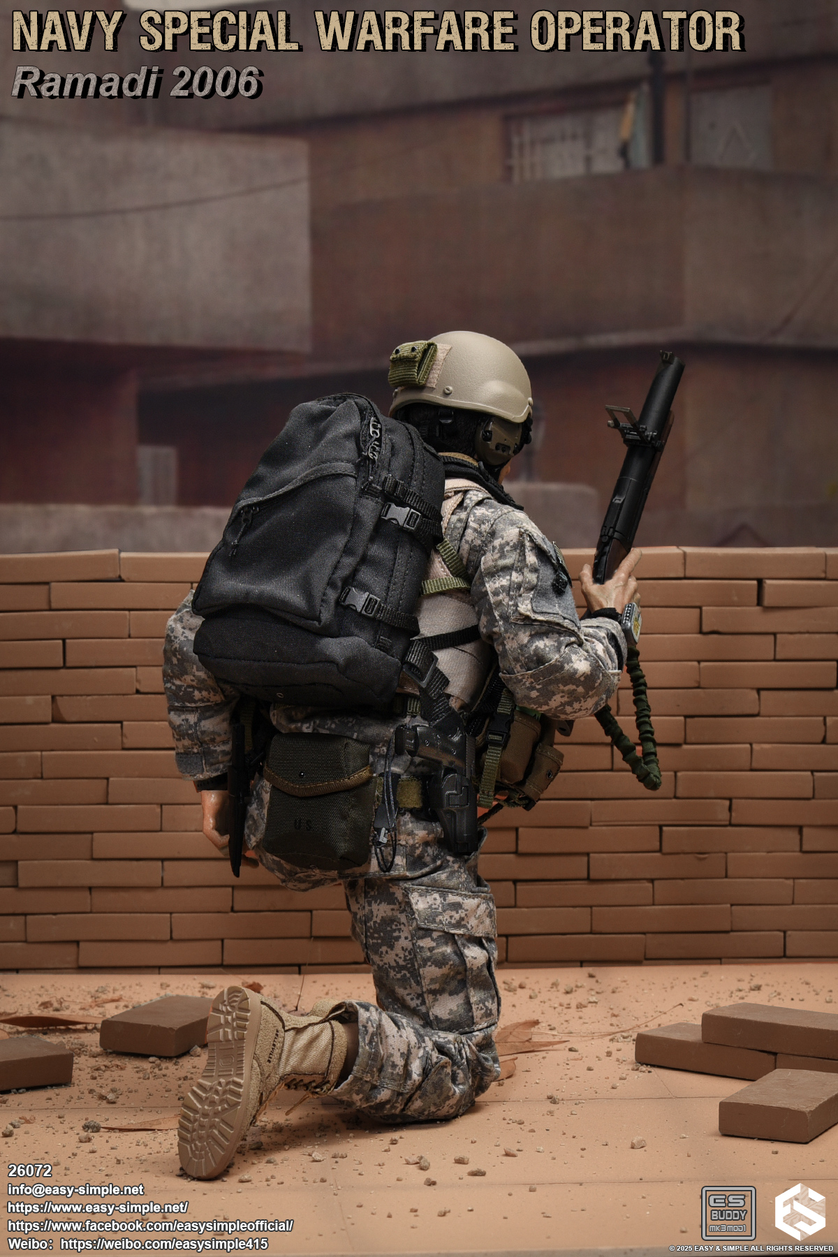 [สั่งจอง]Easy&Simple 26072 1/6 : NAVY SPECIAL WARFARE OPERATOR Ramadi 2006